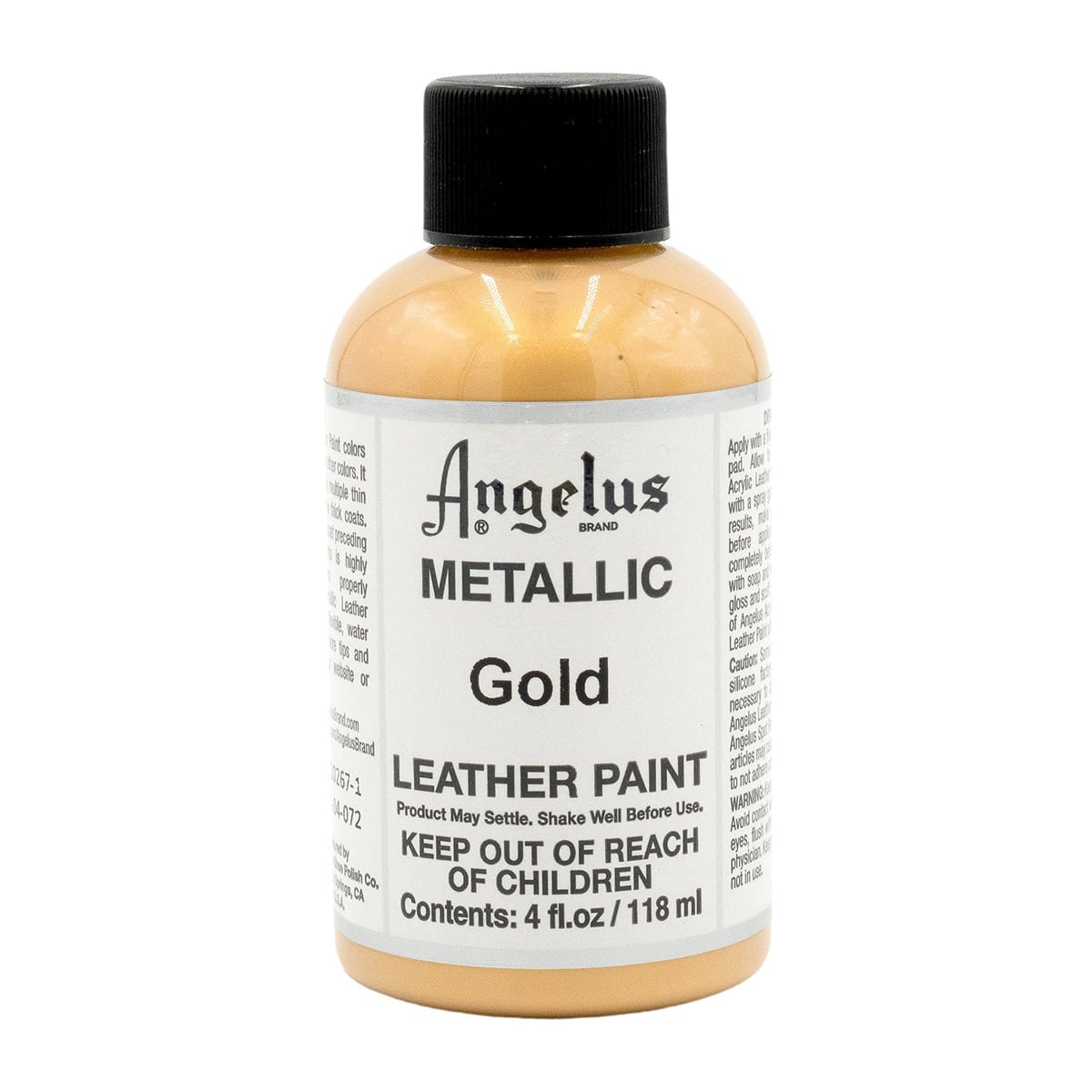 Peinture cuir métallisée Angelus - 118 ml 