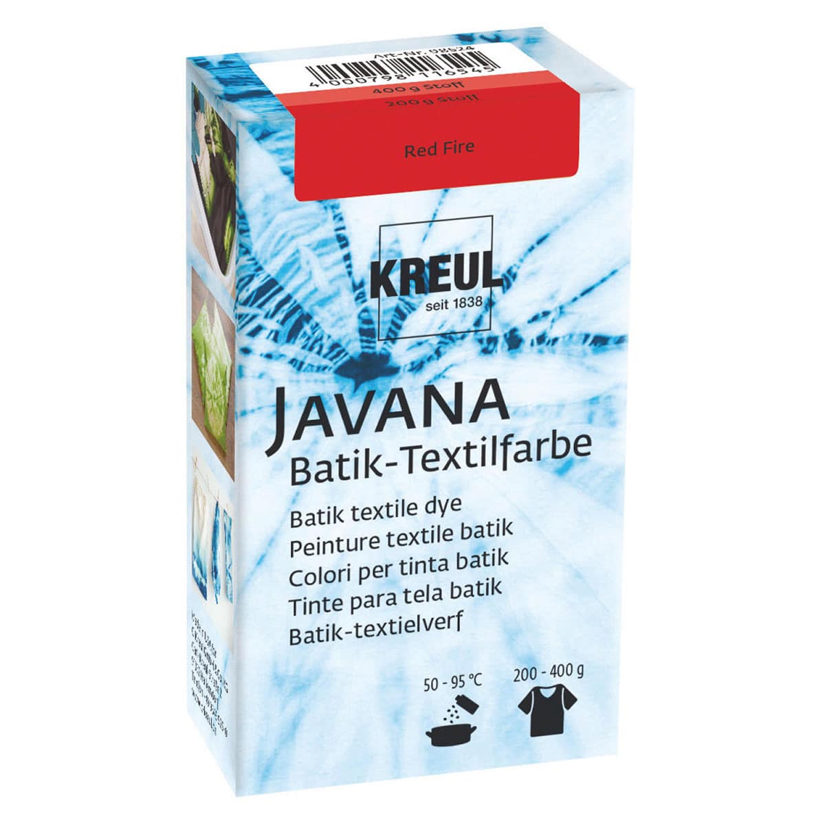 Kreul Javana Tie Dye Batik Tissu Teinture 