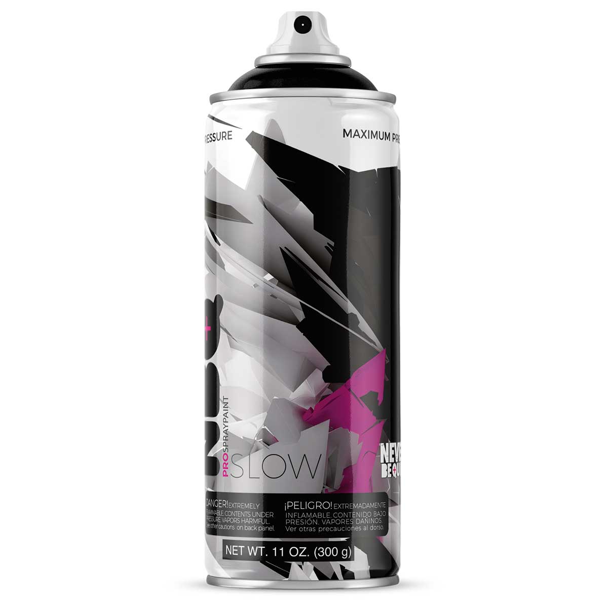 NBQ Slow Pro Spray Paint Transparent 400ml - Finition mate 