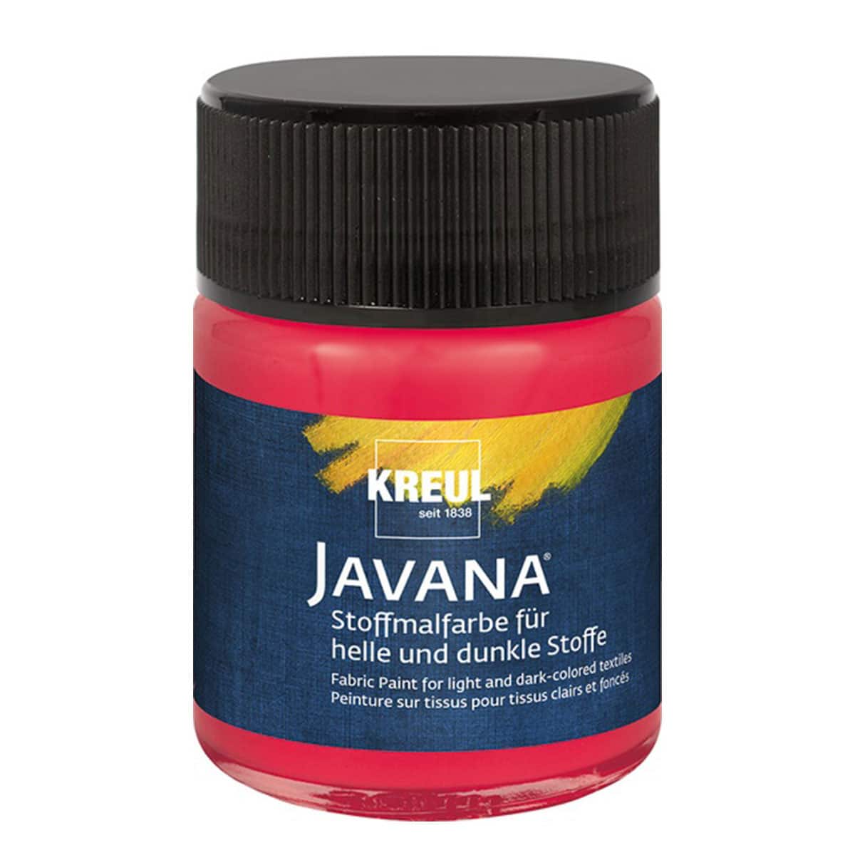 Javana peinture textile 50ml - Pour les textiles de couleur claire et foncée 