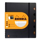 Rhodia ExaBook - A4+ rectangle noir à carreaux