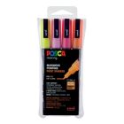 Posca Glitter PC-3ML Marker set – 4 stuks