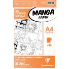 Clairefontaine A4 Papier manga - 40 feuilles - Neutre