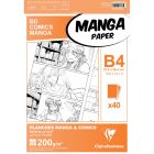 Clairefontaine B4 Papier manga - 40 feuilles - Neutre