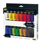 SOLO GOYA Ensemble de peinture acrylique - 16 tubes de 20 ml