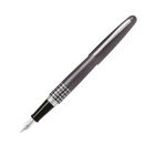 Pilot MR Retro Pop Stylo plume - Gris - Bague pied-de-poule - Moyen