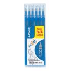 Pilot FriXion Ball - Lot de 6 recharges bleues - pointe moyenne