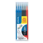 Pilot FriXion Ball - Ensemble de 6 recharges assorties - Pointe moyenne