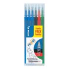 Pilot FriXion Ball - Ensemble de 6 recharges assorties - Pointe moyenne