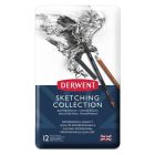 Derwent Sketching 12 Crayons étain