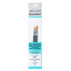 Winsor & Newton Foundation Jeu de 4 pinceaux pour aquarelle