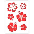 Modèle de fleur Aloha en 3 tailles