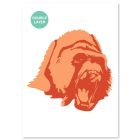 QBIX Pochoir Gorilla - Format A3 - 2 couches