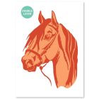 QBIX Pochoir cheval - Format A3 - 2 couches