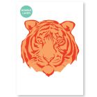 QBIX Pochoir tigre - format A3 - 2 couches