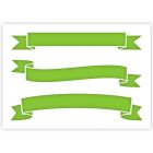 Modèle de drapeaux bannières en 3 tailles