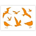 Pochoir pour oiseaux en 3 tailles