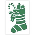 Modèle de chaussette de Noël en 3 tailles