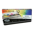 Daniel Smith Ensembles de demi-poêles aquarelle - 12 couleurs dans une boîte en métal