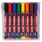 Edding 360 Marqueur pour tableau blanc, jeu de 8 couleurs