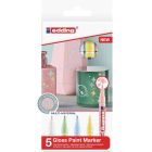 Edding 751 jeu de marqueurs de peinture de 5 couleurs pastel