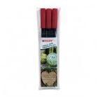 Edding 1255 Stylo calligraphie Rouge - Set de 3 pièces