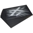 Essdee Scraperboard Feuille d'argent - 10 pièces