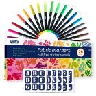 QBIX Set de marqueurs textiles permanents