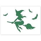 Pochoirs sorcière d'Halloween en 3 tailles