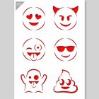 QBIX Pochoir Emoji - Format A3