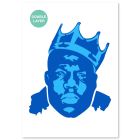 QBIX Notorious BIG pochoir - format A3 - 2 couches