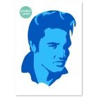 QBIX Pochoir Elvis Presley A3 - 2 couches