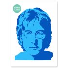 QBIX Pochoir John Lennon A3 - 2 couches