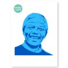 QBIX Pochoir Nelson Mandela A3 - 2 couches