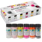 KREUL Magic Marble Effect Paint set de 6 couleurs néon