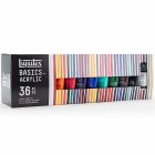 Liquitex Basics Set de peinture acrylique de 36 couleurs - 22ml