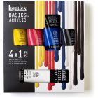 Liquitex Basics Set de peinture acrylique 4x 75ml + 1x 118ml Blanc