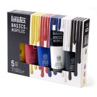 Liquitex Basics jeu de peinture acrylique de 5 couleurs - 118ml