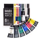 Liquitex Basics jeu de peinture acrylique de 6 couleurs primaires - 22ml