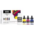 Liquitex Pro Acrylic Ink & Pouring Medium jeu de 3 couleurs primaires