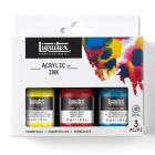 Liquitex Pro Acrylic Ink jeu de 3 couleurs primaires