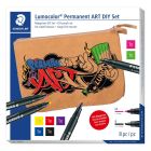 Staedtler Lumocolor ART DIY Pochette avec 7 stylos + pochette