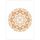 QBIX Pochoir Mandala - Format A4