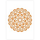 QBIX Pochoir Mandala - Format A4