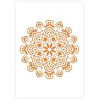 QBIX Pochoir Mandala - Format A4
