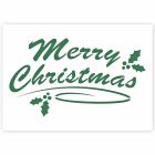 Pochoir "Merry Christmas" en 3 tailles
