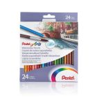 Pentel Crayons aquarelle lot de 24