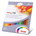 Pentel Crayons de couleur lot de 24
