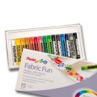 Pentel Ensemble de craie textile de 15 couleurs