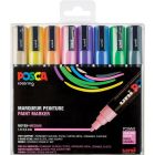 Posca Set de marqueurs PC5M avec 8 couleurs pastel